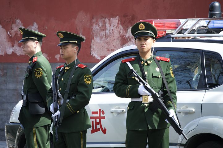 שוטרים בסין אילוסטרציה / צילום Pixabay