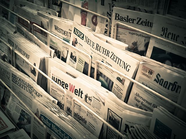עיתונים אילוסטרציה (צילום Pixabay)