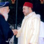 מלך מרוקו עם הרב הראשי לישראל לשעבר, הרב עמאר, אילוסטרציה